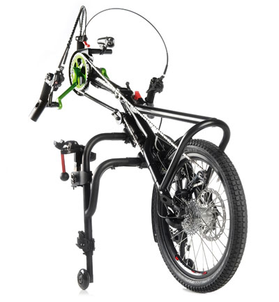 Connect your LIFE-R to the new Attitude wheelchair hand bike series and experience freedom like never before!