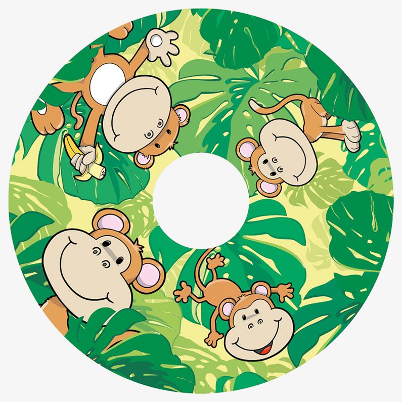 A monkey spokeguard pattern.