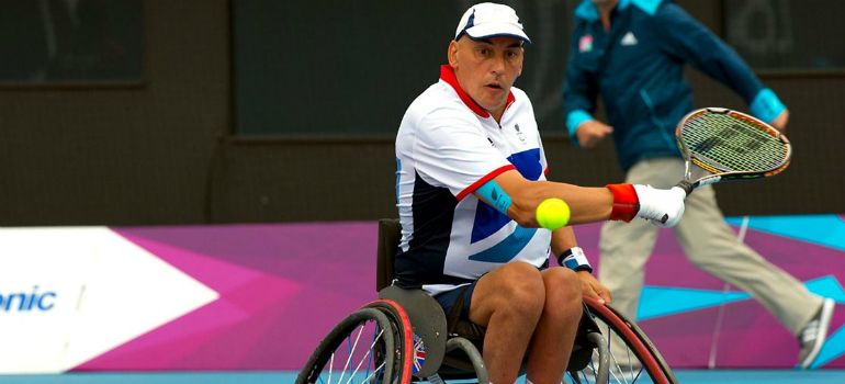 Wheelchair tennis in major competitions