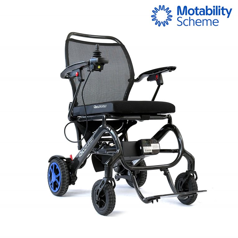 QUICKIE Q50 R Carbon Folding Power Wheelchair