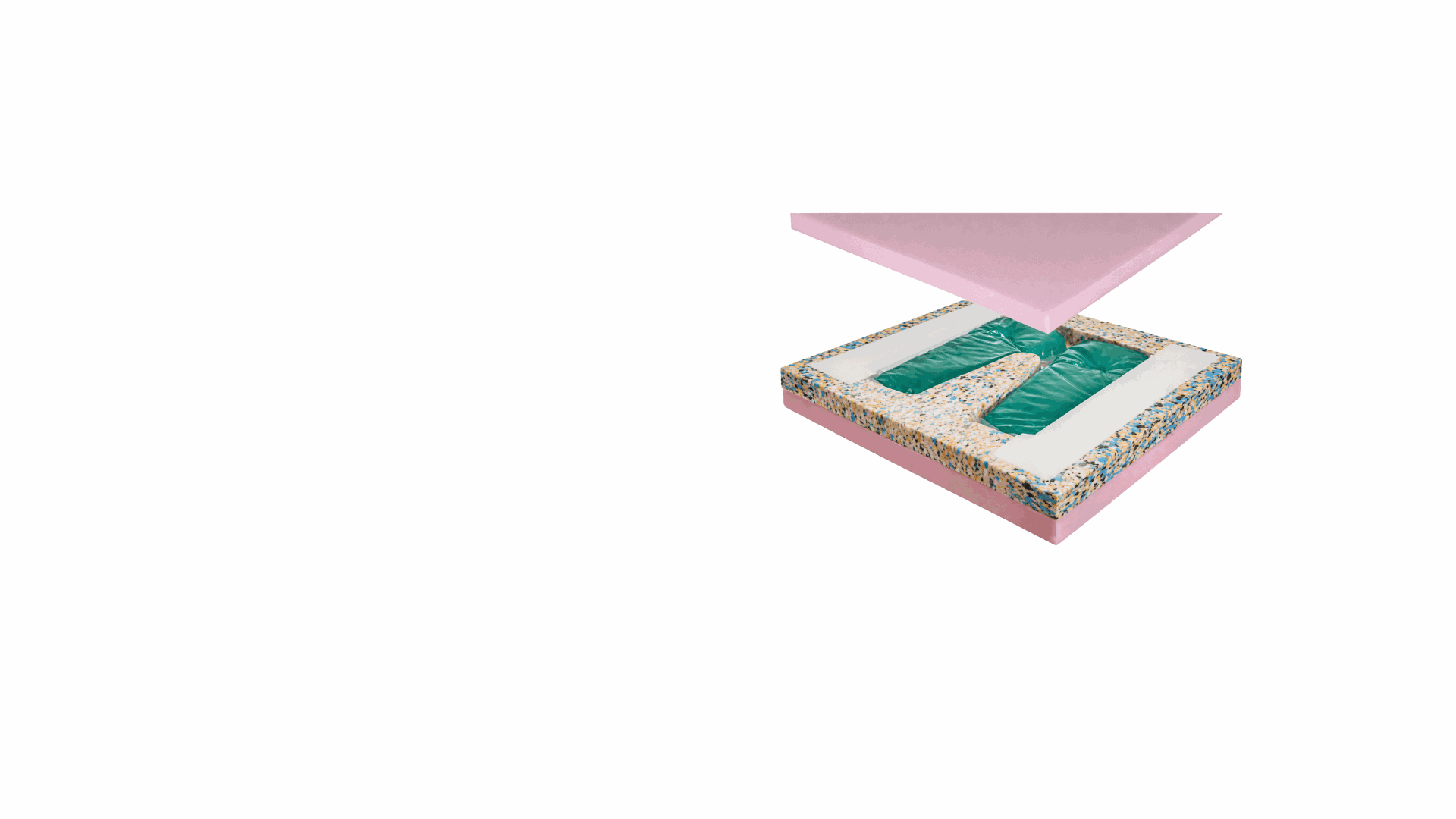 Reducing pressure and distribute weight over a large surface area