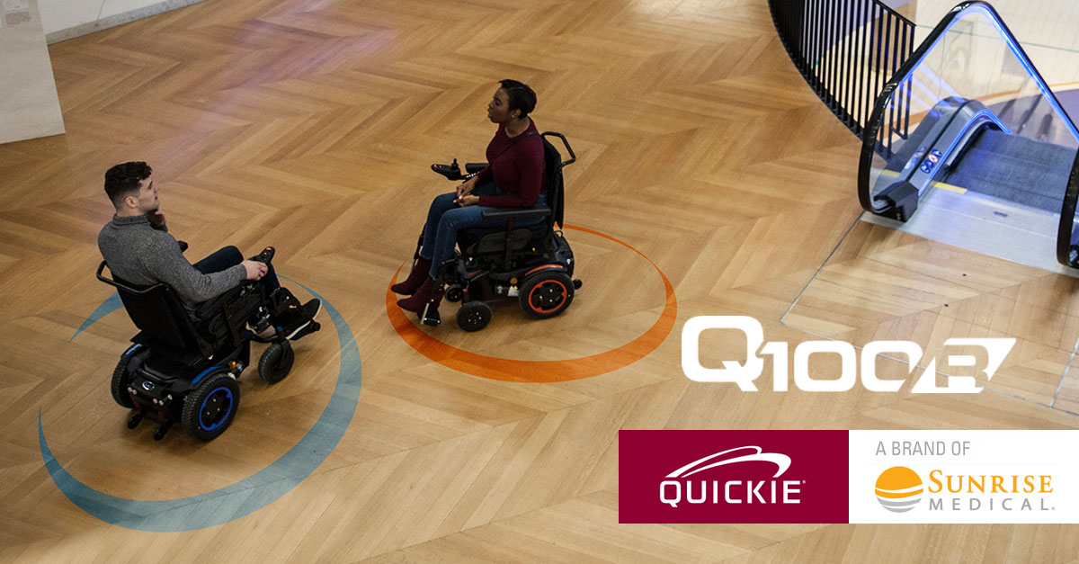 QUICKIE Q100 R Powered Wheelchair Sunrise Medical