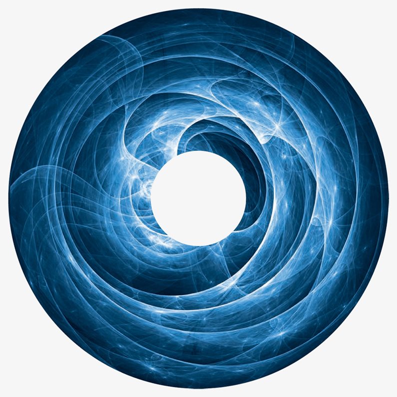 A space spokeguard pattern.