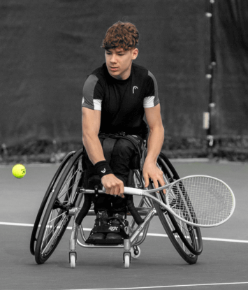 Maximilian Taucher in action