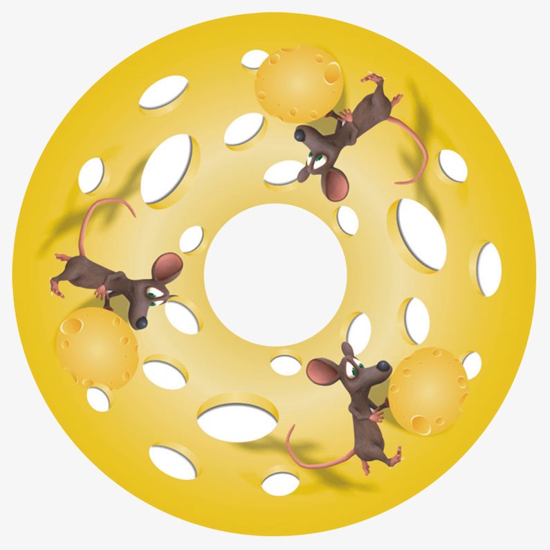 An cheese spokeguard pattern.