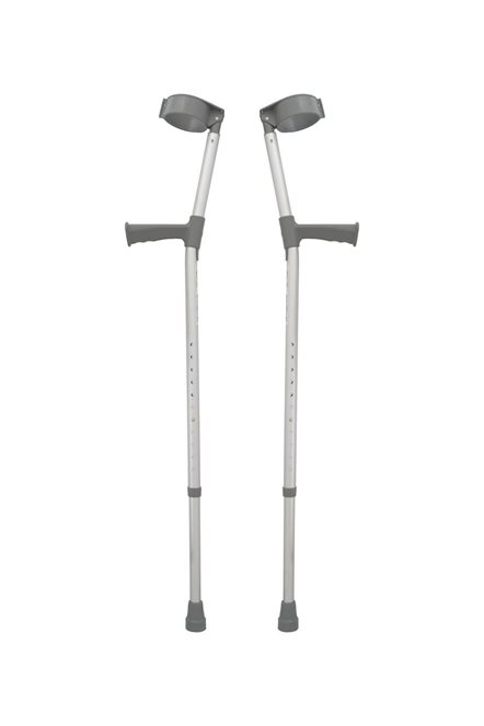 COOPERS Plastic Handle Elbow Crutches