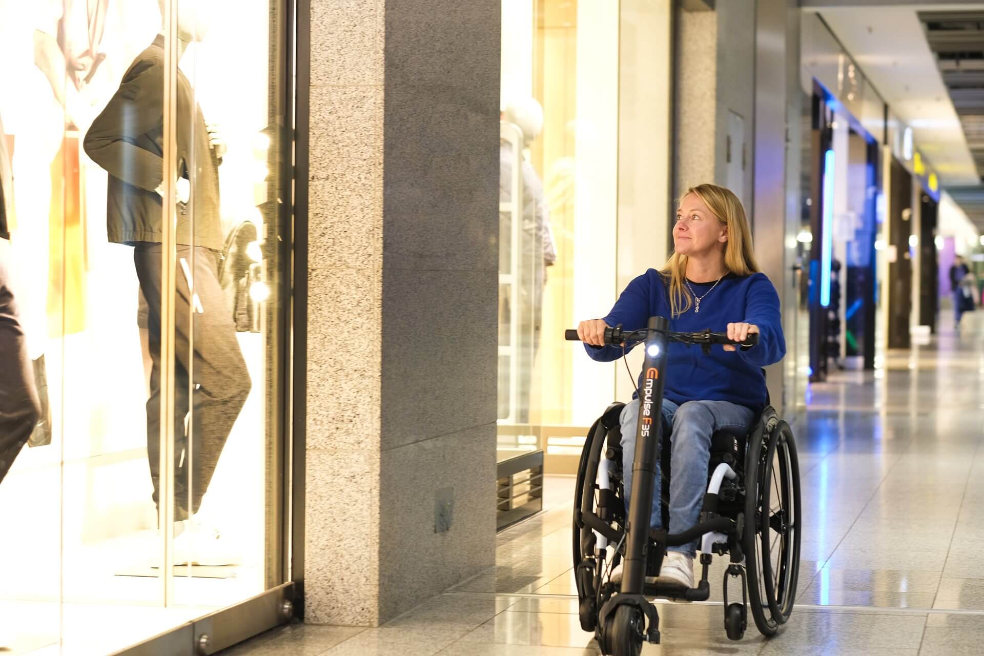 Introducing the Empulse® F35: Sunrise Medical`s Smallest and Lightest Power Assist Pull Device Ever!